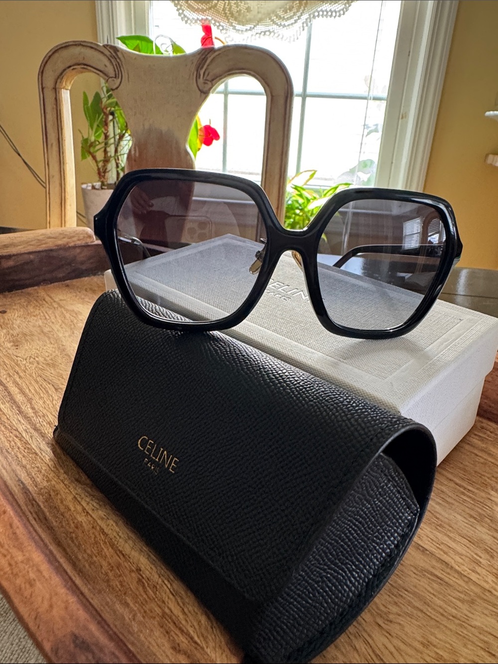 CELINE Thin Butterfly Sunglasses (Model CL40230F / Asia Fit)